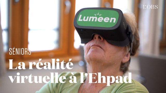 Dans cet Ehpad, les résidents voyagent grâce à la réalité virtuelle, et cela les apaise