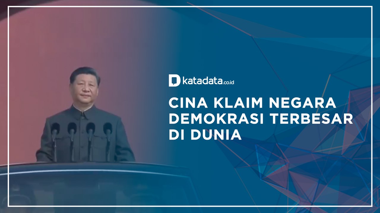 Cina Klaim Negara Demokrasi Terbesar di Dunia | Katadata Indonesia