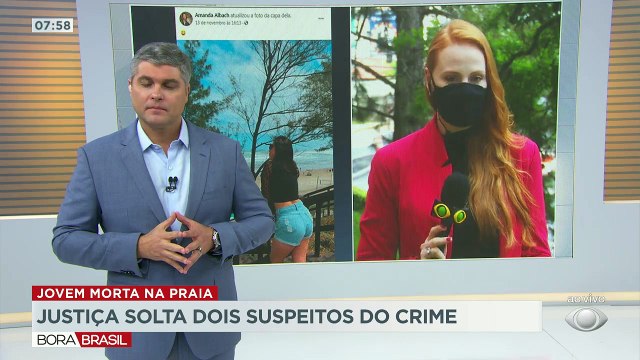 Dois dos três suspeitos de participação na morte da jovem Amanda Albach, de 21 anos, foram soltos após uma decisão da justiça.