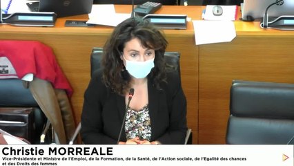 Coronavirus : Christie Morreale tire les enseignements des deux premières vagues de l'épidémie