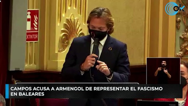 Campos acusa a Armengol de representar el fascismo en Baleares