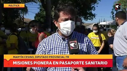 Misiones pionera en pasaporte sanitario