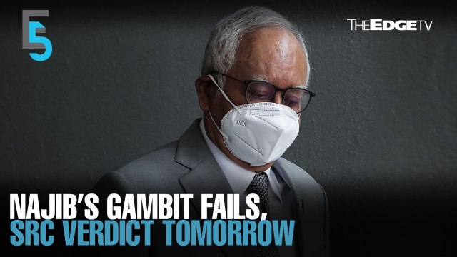 EVENING 5: Najib’s bid to adduce new evidence fails, SRC verdict tomorrow