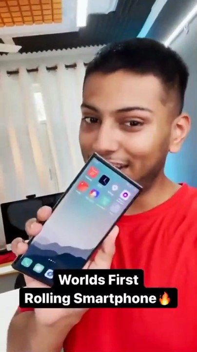 World's First Rolling Smartphone। #rollingsmartphone