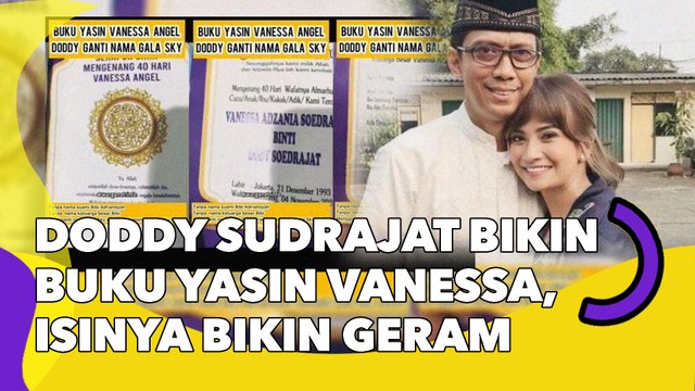 Doddy Sudrajat Bikin Buku Yasin Vanessa Angel, Isinya Bikin Warganet Sewot