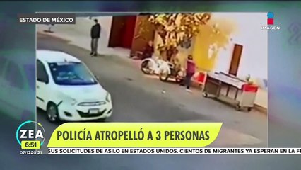 Policía arrolla y mata a vendedora de jugos de 81 años en Neza