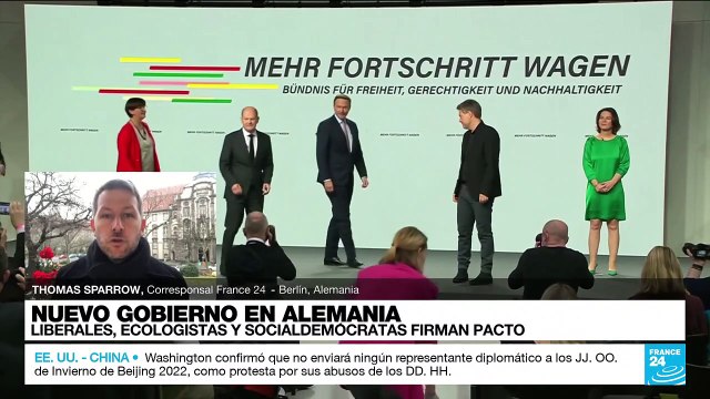 Informe desde Berlín: se firma el pacto de coalición que tendrá a Olaf Scholz como canciller