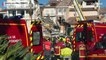 Firemen search for survivors after building collapses in southern France
