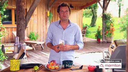 Pêche et abricot farci noix