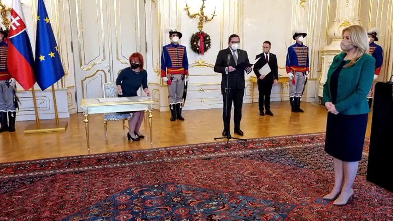 ZÁZNAM: Prezidentka vymenovala do funkcie 23 sudcov