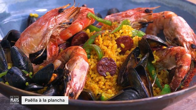 Paella à la plancha