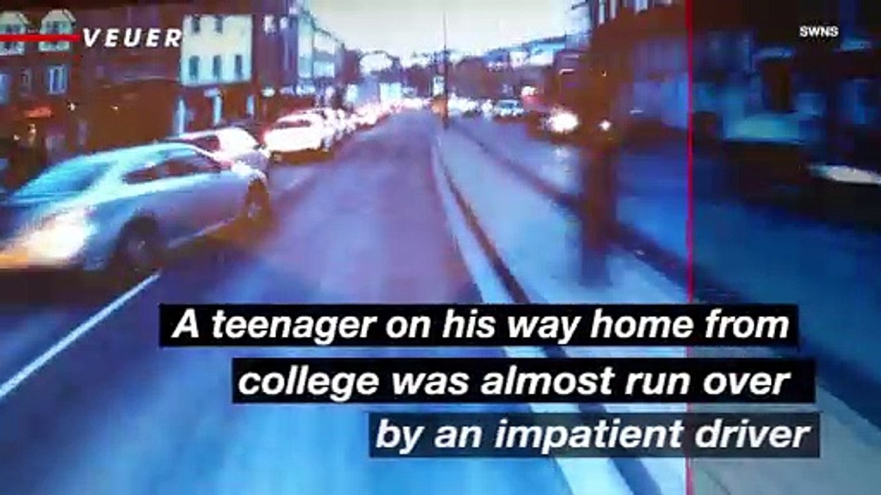 Shocking Video Shows a Teen Almost Getting Run Over by an Impatient ...