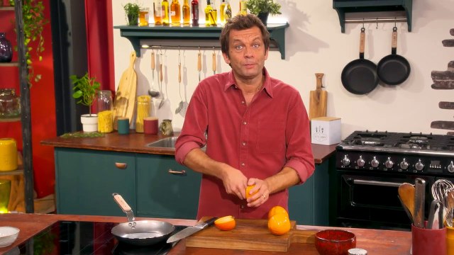 Kaki Ribera del Xùquer farci au mascarpone et spéculoos