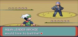 Pokemon Emerald - Aqua Boss Battle: Archie