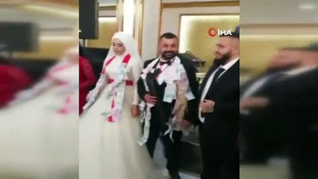 Damada düğünde takı olarak 'pompalı tüfek' takmıştı: Yakalandılar