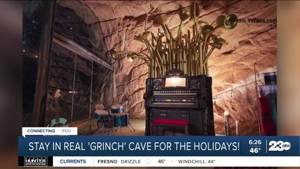 You can book a stay in the Grinch's Cave in Utah