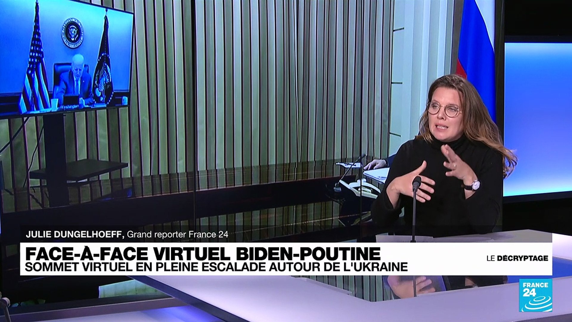 Biden et Poutine discutent virtuellement de l'Ukraine et de sa souveraineté