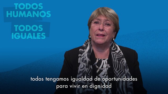 Mensaje en video de la Alta Comisionada para los Derechos Humanos