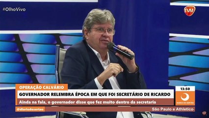 João Azevêdo desabafa sobre ‘Operação Calvário’ ao lembrar investigações