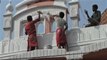 Masjid in 'Gerua' ahead of PM's visit, painted white again