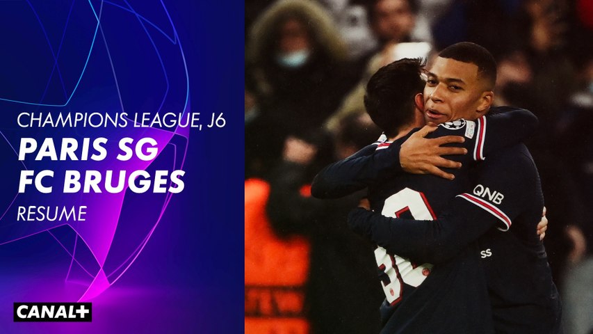 Le résumé vidéo de PSG - Club Bruges