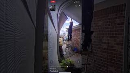 Hanging Christmas Lights Fall