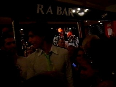 Mika backstage du dernier concert Londres 28 février