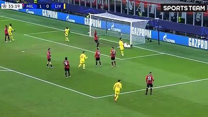 هدف محمد صلاح اليوم فى شباك ميلان