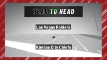 Las Vegas Raiders at Kansas City Chiefs: Moneyline