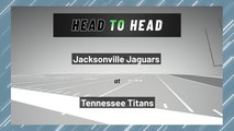 Jacksonville Jaguars at Tennessee Titans: Moneyline