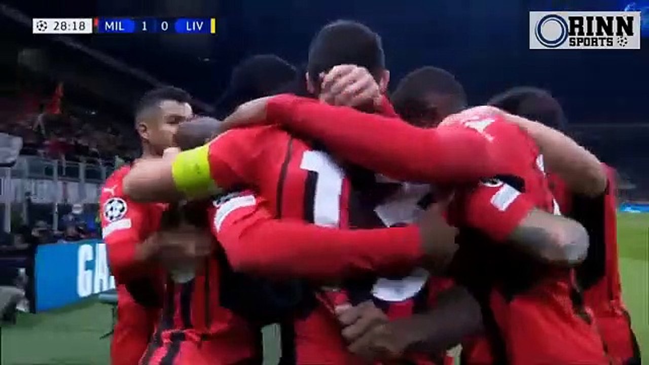 أهداف مباراة ليفربول وميلان