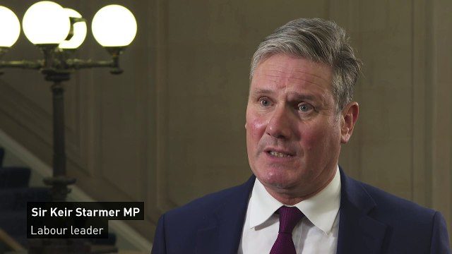 Keir Starmer reacts to Downing Street leaked video