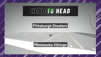 Pittsburgh Steelers at Minnesota Vikings: Over/Under