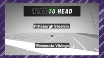 Pittsburgh Steelers at Minnesota Vikings: Moneyline
