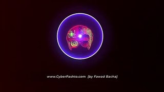 Bouncy Shapes CyberPashto Logo