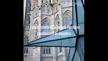 Coronación de la torre de María de la Sagrada Família