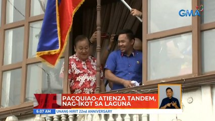 Pacquiao-Atienza tandem, nag-ikot sa Laguna | UB