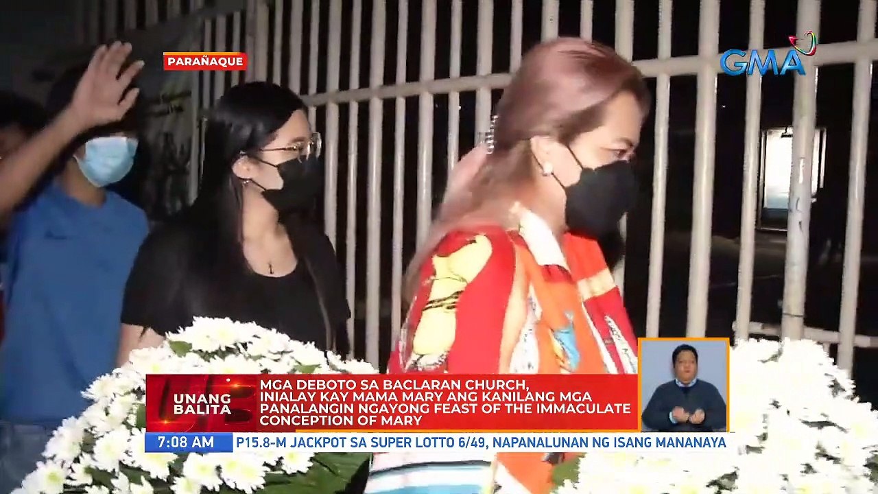 Mga deboto ng Baclaran Church, inialay kay Mama Mary ang kanilang mga panalangin ngayong Feast of the Immaculate Conception of Mary | UB