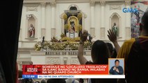 Schedule ng 'localized traslacion' sa ilang bahagi ng bansa, inilabas na ng Quiapo Church | UB