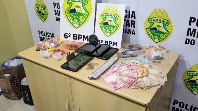 Em ação no Cascavel Velho, PM detém sete pessoas, recupera moto e apreende munições e drogas