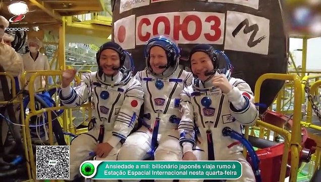 Viagem de bilionário japonês marca retorno da Rússia ao turismo espacial