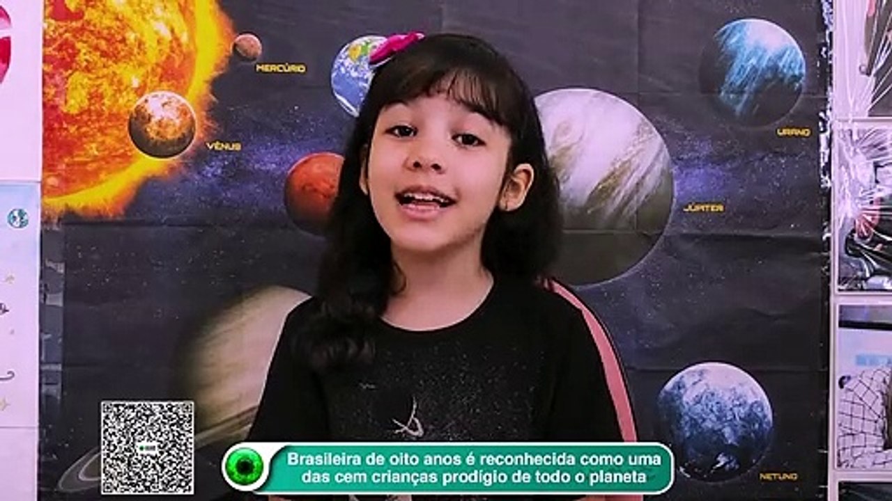 Nicolinha: astrônoma amadora brasileira está entre as 100 crianças prodígio no mundo