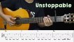 Unstoppable - Sia - Fingerstyle Guitar Tutorial + TAB & Lyrics By Yunus Guitarist