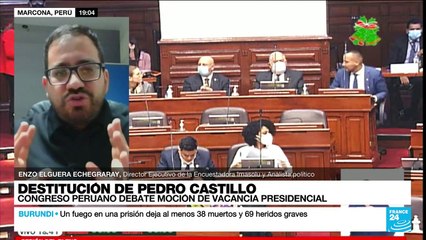 Enzo Elguera: "La destitución del presidente Castillo traería convulsión social a Perú"