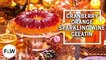 Cranberry-Orange Sparkling Wine Gelatin