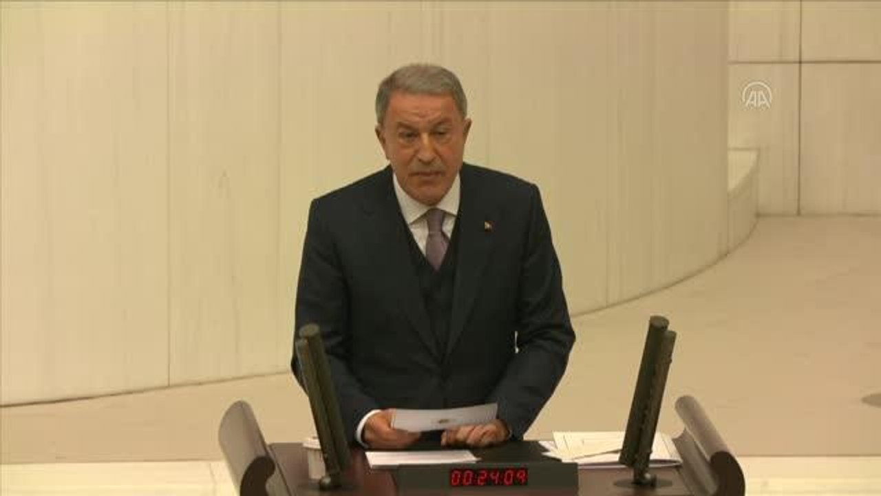 Son dakika! Milli Savunma Bakanı Akar, TBMM Genel Kurulu'nda Bakanlığının 2022 yılı bütçesi üzerinde konuştu (2)