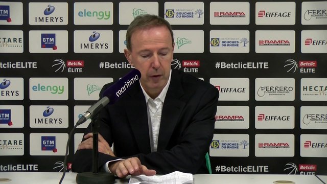 Au micro maritima: Vincent Collet après la victoire de Boulogne Levallois à Fos