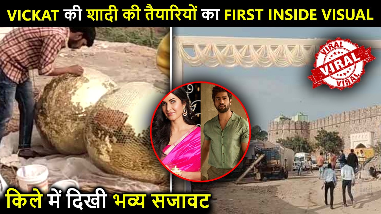 INSIDE VIDEOS Of Katrina Kaif-Vicky Kaushal's Wedding Preparations Go Viral