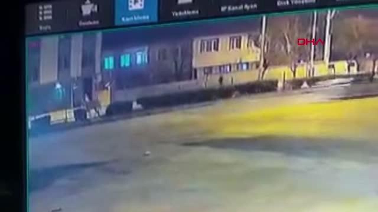 Son dakika haberleri... Bursa'da yola çıkan at trafik kazasına neden oldu, kaza güvenlik kamerasına yansıdı