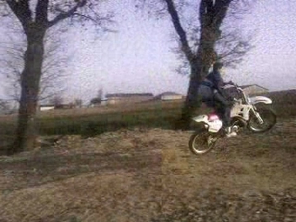 Crash moto cross
